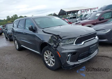 2021 Dodge Durango Sxt Awd z USA, uszkodzony, nr VIN 1C4RDJAG2MC579333